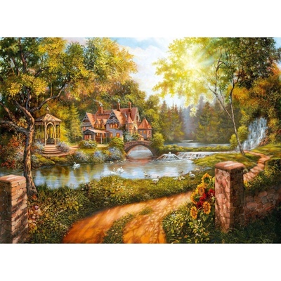 RAVENSBURGER Domek u řeky 500 dílků
