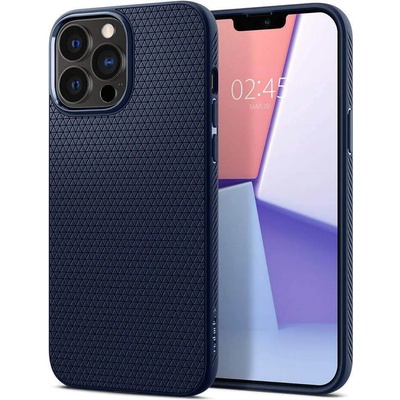 Spigen Liquid Air Case - силиконов (TPU) калъф с висока степен на защита за iPhone 13 Pro (син)