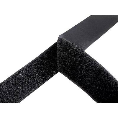 Suchý zip háček + plyš šíře 38 mm METRÁŽ - 1 bílá