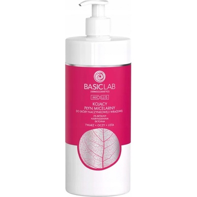 Basiclab micelární voda pro kapilární a citlivou pokožku 500 ml