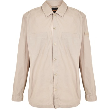 HUGO BOSS Риза Boss Men's Long Sleeve Plain Shirt - Light Grey 070
