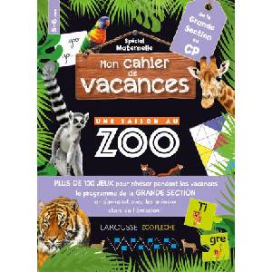 Mon cahier de vacances UNE SAISON AU ZOO GS-CP | Aurore Meyer (2023)