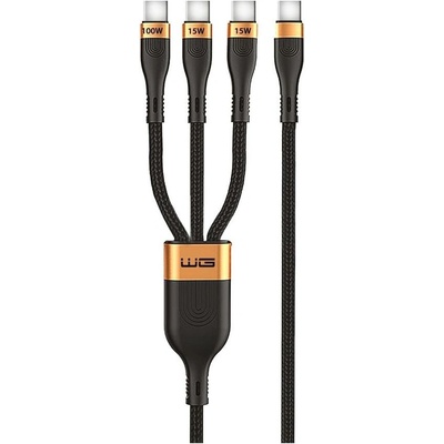Winner 12173 USB 3v1, USB C, 1,5m, černý