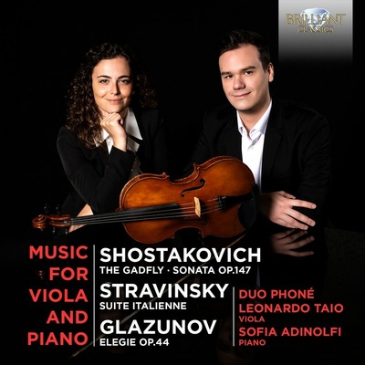 Music for Viola and Piano by Shostakovich Stravinsky Glazunov CD