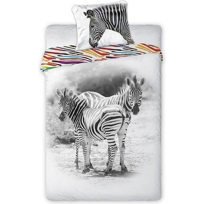 FARO Obliečky Zebra Bavlna 140x200 70x90