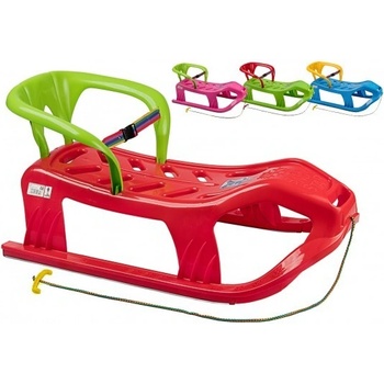 MIKRO TRADING Sánky Snow Star s opierkou modrá