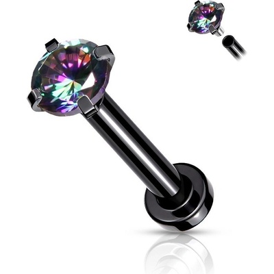 S4U Piercing do brady cartilage tragus (1,2 x 8 mm, 3 mm kámen) LB1041VM-12083