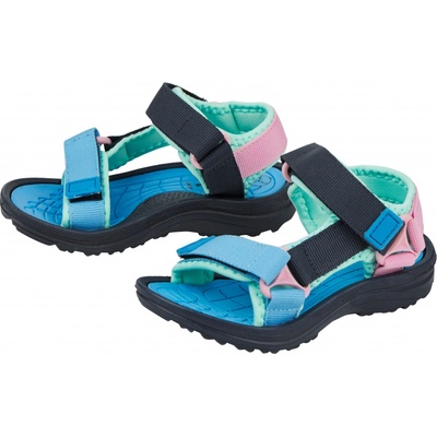 Lupilu dívčí sandály námořnická modrá / růžová / mintová – Zboží Dáma