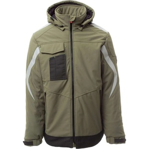PAYPER wonder pad s00294-0489 / Мъжко зимно софтшел яке - военно зелено/черно xxl (s00294048907051xxl)