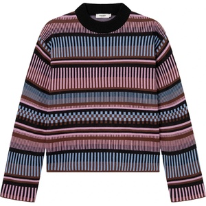 DEDICATED Дамски пуловер DEDICATED Women's Sweater Limhamn Dashed Stripe Jumper - Multi Color - размер XS (117-3873-0111)