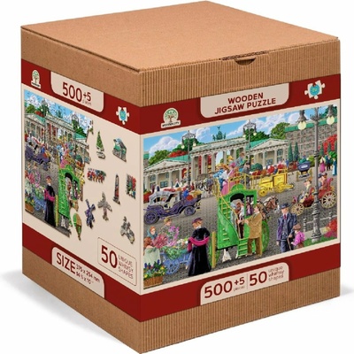 WOODEN CITY Dřevěné Pařížské náměstí v Berlíně 2v1 EKO 505 dielov