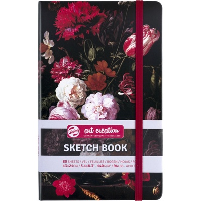 Talens Art Creation Sketchbook v pevné vazbě Flowers 13 x 21