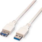 Roline Cable USB3.0 A-A M/F, 0.8m, beige, Stantard S3011 (S3011)