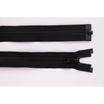 de-park Zip YKK - 55 cm - dělitelný - černá - 999