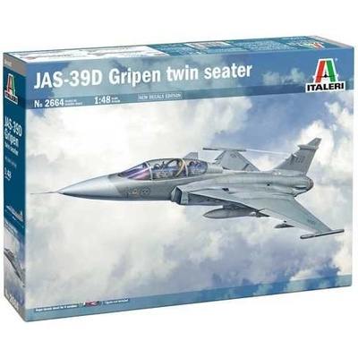 Italeri Model Kit letadlo 2664 JAS 39 GRIPEN TWIN SEATER 1:48