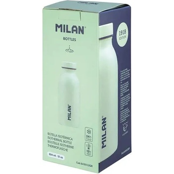 MILAN Изотермична бутилка за вода Milan 1918, зелена, 354 мл