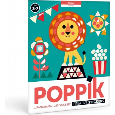 Poppik samolepkové panorama Cirkus