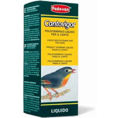 Padovan cantovigor - Течен мултивитамин за пойни птици 30мл