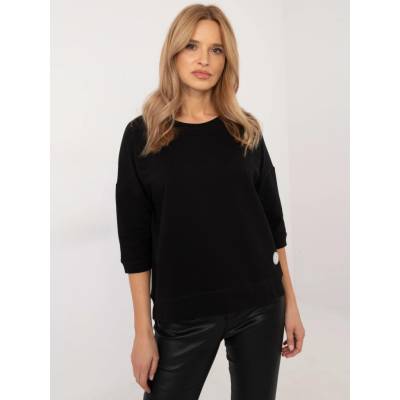 Blouse CLM-BZ-1252.01X-black čierna Calimera