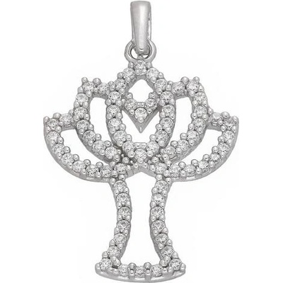 Zlaton Přívěsek bílé zlato 000040303239