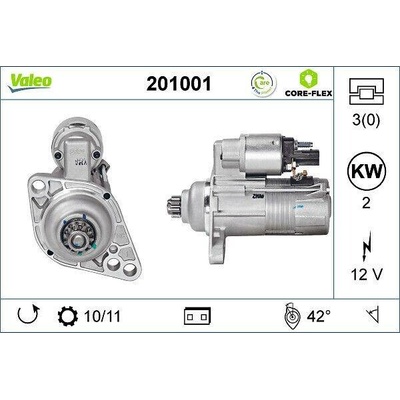 Startér VALEO 201001