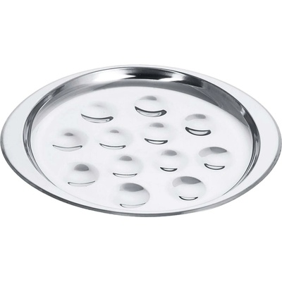 CONTACTO 38/012 inox Talíř z nerezové oceli na 12 šneků 180 mm