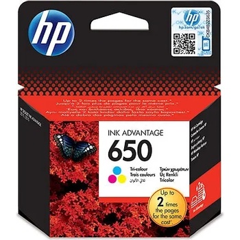 Image 1 of HP 650 Tri-color Ink Cartridge Пълнител