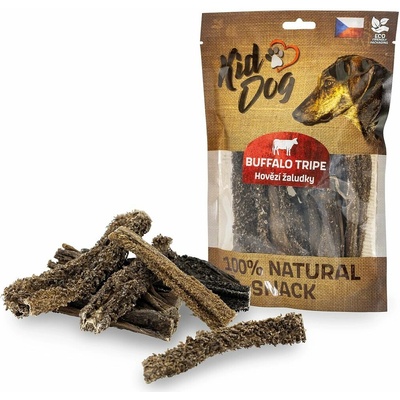 KIDDOG 100% Natural Snack hovädzie žaludek dršťky 12 cm 100 g