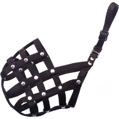 Bafpet Popruhový náhubek pletený 20 cm 7 cm 41 - 55 cm