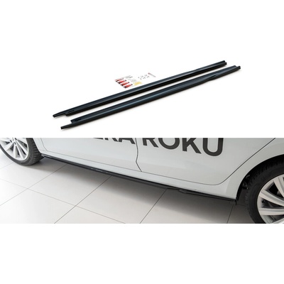 Maxton Design Difuzory pod bočné prahy - Skoda, SKOC4SD2G