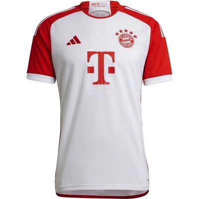 adidas FC Bayern Authentic Kit 2023 2024 Adults - White/Red