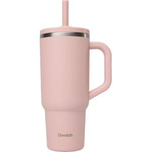 Qwetch Travel Cup with leakproof lid - 900 мл - Pastel rose
