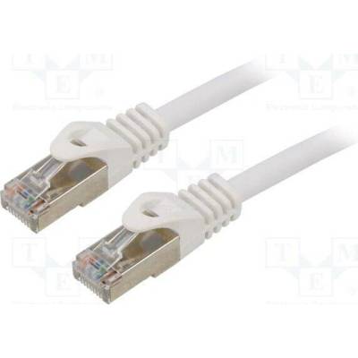 Gembird PP6A-LSZHCU-W-15M Patch S/FTP Cat 6a RJ45 vidlice z obou stran lanko Cu