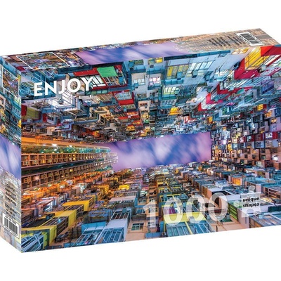 ENJOY Barevný bytový dům Hongkong 1000 dielov