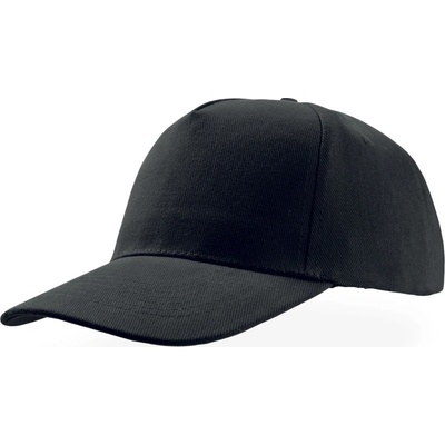 Atlantis Headwear Liberty Five 5 panelová baseballová COT33018000299 black Černá