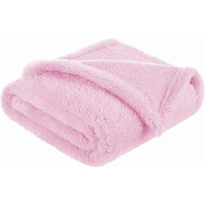 BocioLand Dětská fleecová deka růžová