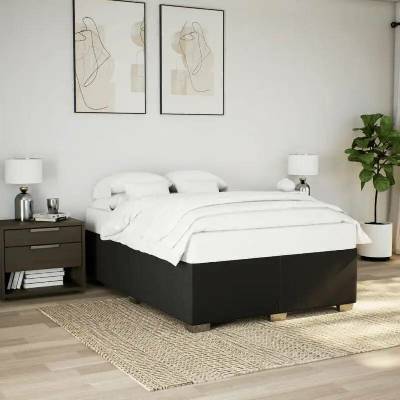 vidaXL 11461.3284487 Rám postele bez matrace černý textil
