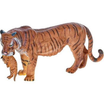 Mikro Зооландия тигър с малко 15см