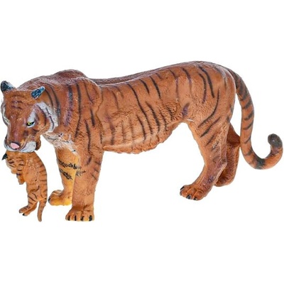 Mikro Зооландия тигър с малко 15см