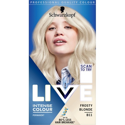 Schwarzkopf Live Intense Colour barva na vlasy Mrazivá blond B11