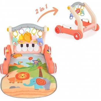 Image 1 of Moni ИГРАЧКА ЗА ПРОХОЖДАНЕ 2В1 piano pink he0638