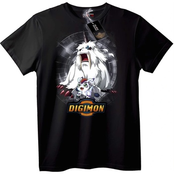 NOONEBRAND Тениска Digimon Digital Monsters - 2XL, Black