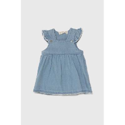 Zippy Бебешка памучна рокля zippy в синьо къса разкроена (3105969501)