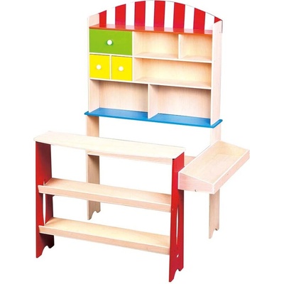 Lelin Дървен магазин за игра (l40030)