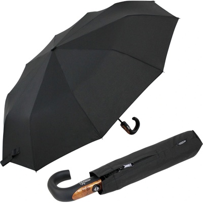 iX-brella Elegant Black pánský plně automatický deštník