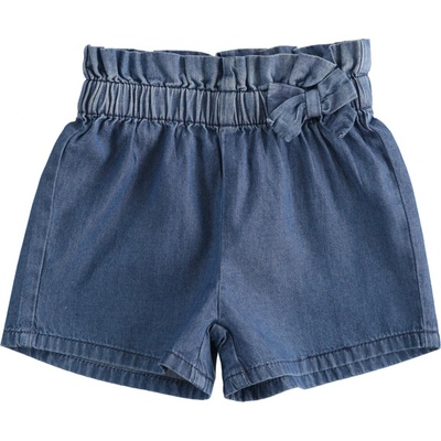 Minibanda kraťasy s mašlí a gumou v pase tmavě modré