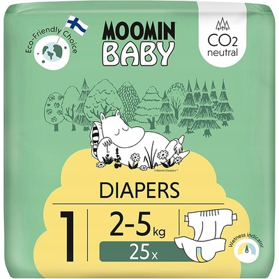Moomin Baby 1 Newborn 2–5 kg 25 ks