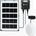 Aigostar - LED соларно осветително тяло LED/35W/12V 3000 mAh 6500K пр. 16, 8 cm (AI2007)