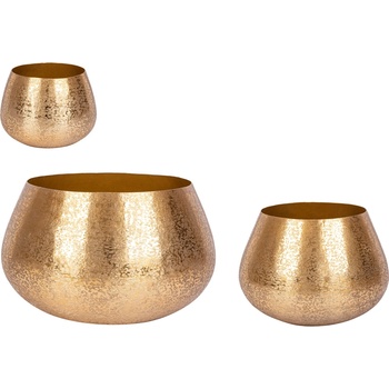 Bizzotto ДЕКОРАТИВНА КАШПА, 3БР/К-Т varanasi ЗЛАТo (0182952)