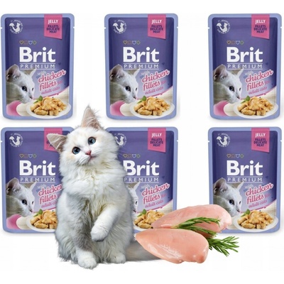 Brit Premium Cat Delicate Fillets in Jelly Chicken 85 g